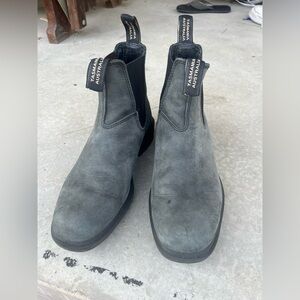 Blundstone Grey Chelsea Ankle Boots